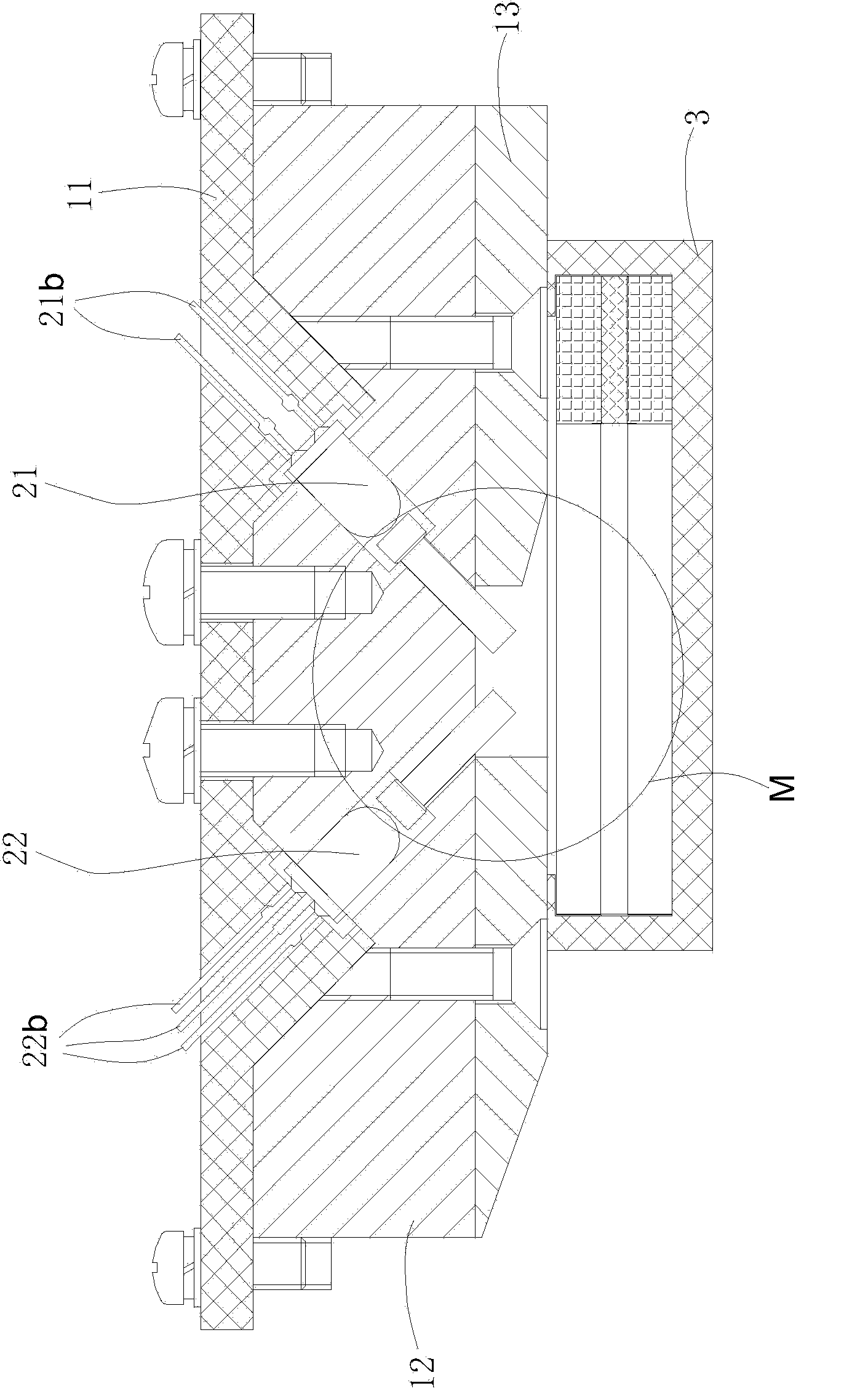 Device for detecting number of cigarettes in cigarette packet