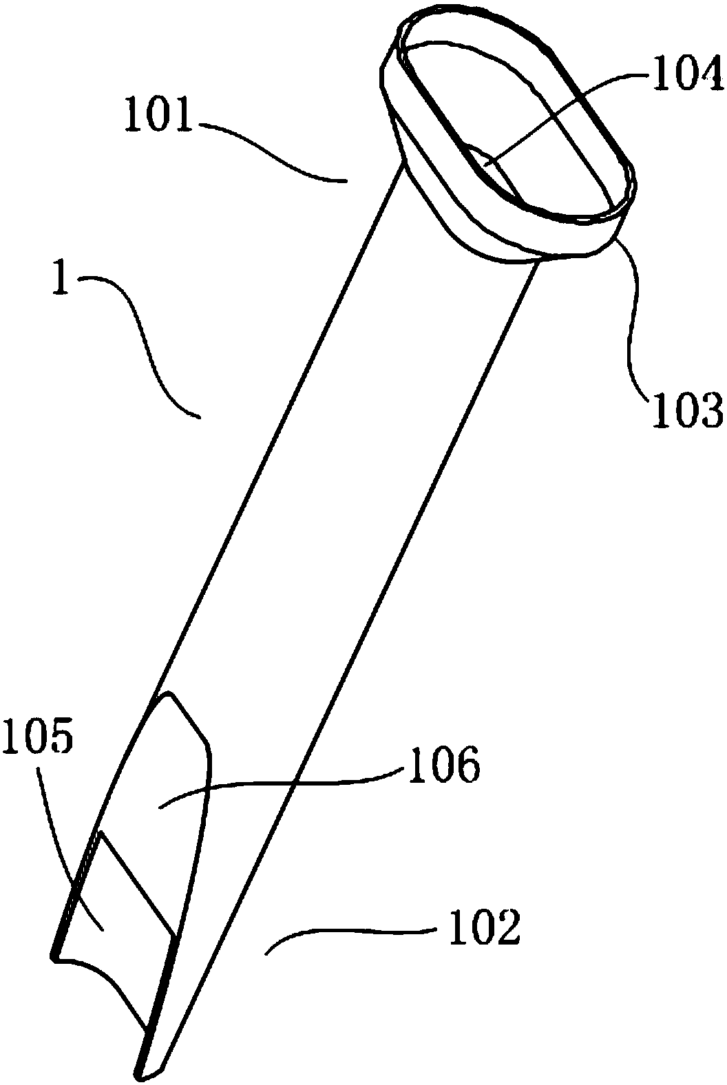 Material conveying channel, material supplying device and crystal growing system
