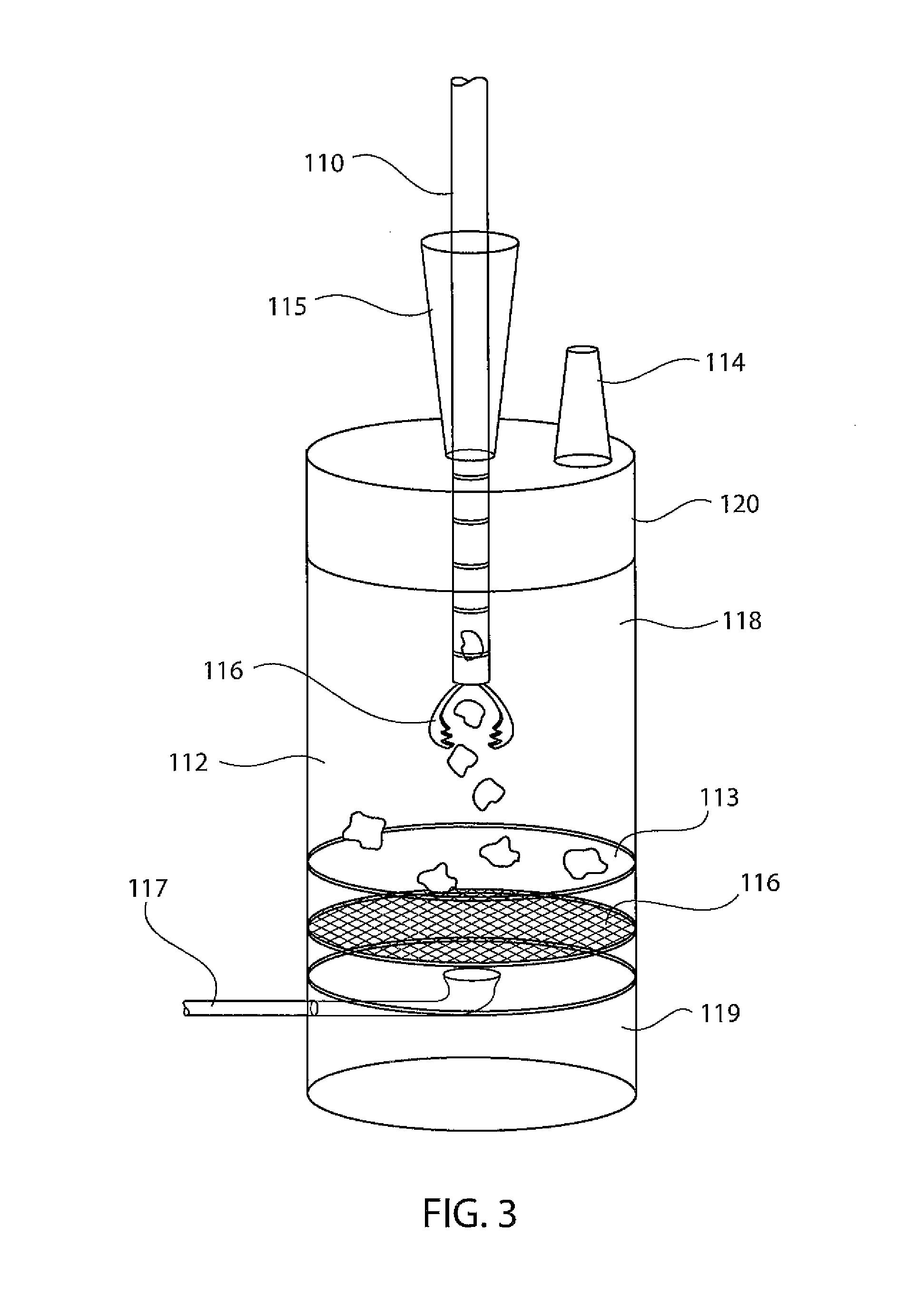 Apparatus and methods for removing and collecting biopsy specimens from biopsy devices with fixation and preparation for histopathological processing or other analysis