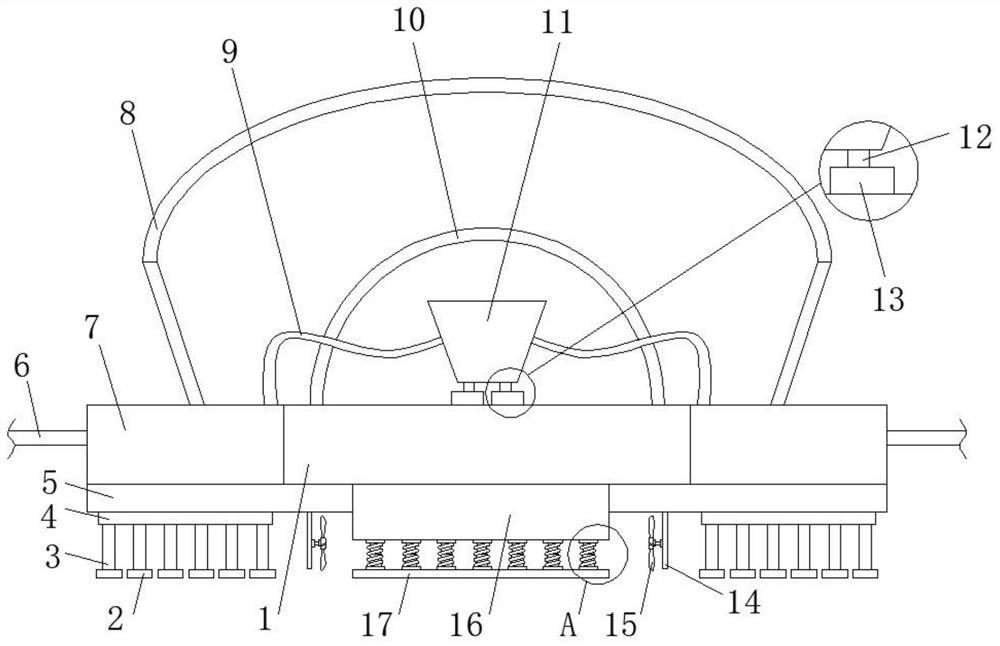 A packaging device for a full-spectrum LED packaged light source