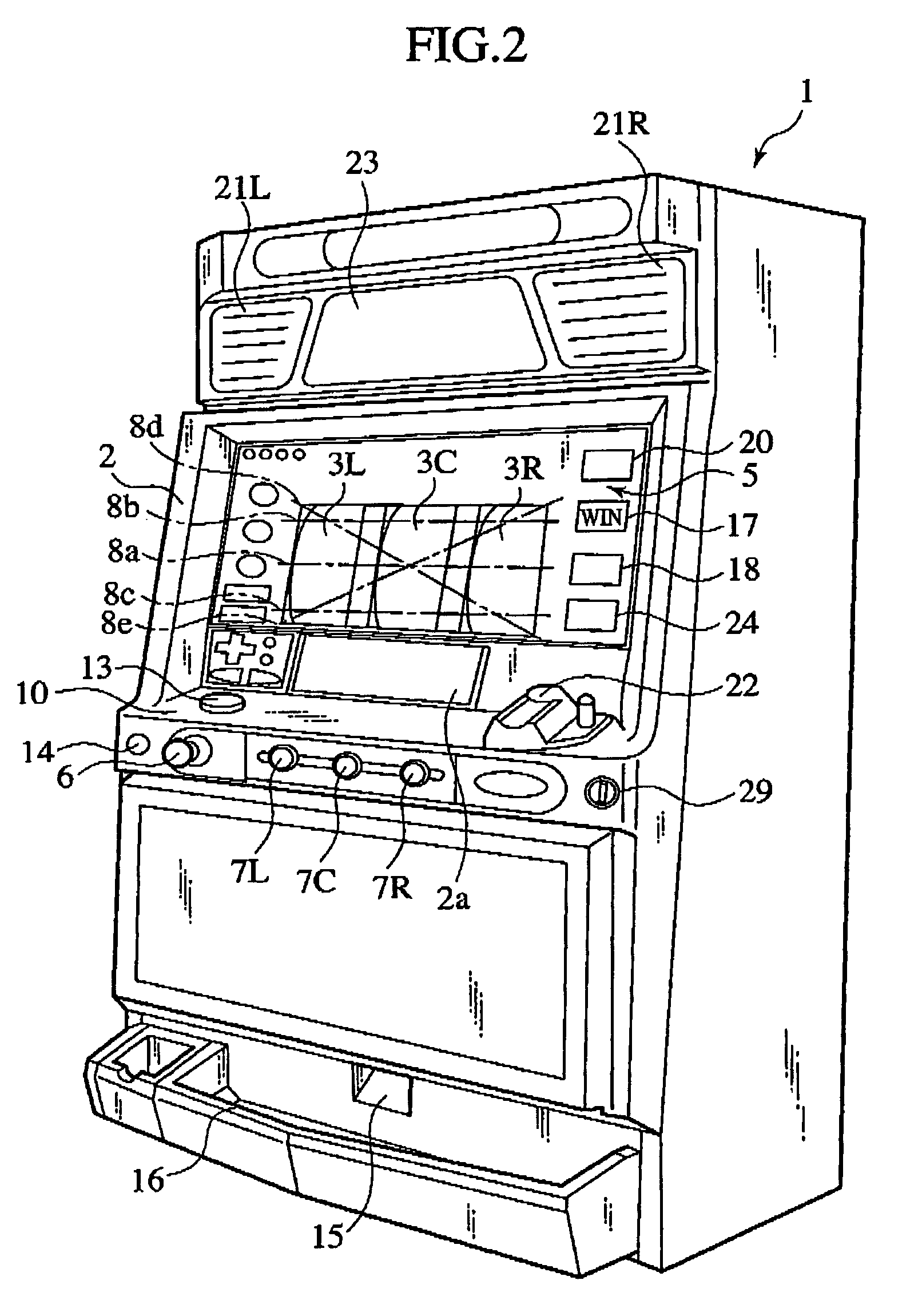 Gaming apparatus including a variable display, a backlight, a reflecting cover to directly illuminate game symbols, and a controller to control the varying of the variable display