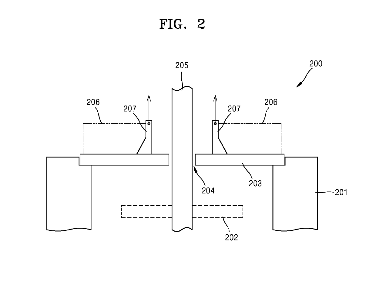 Molten material stirring system and method for stirring the material