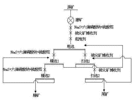 Method for beneficiating high-peat copper sulphide ore