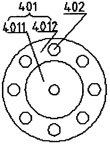 Constipation dredging device and toilet