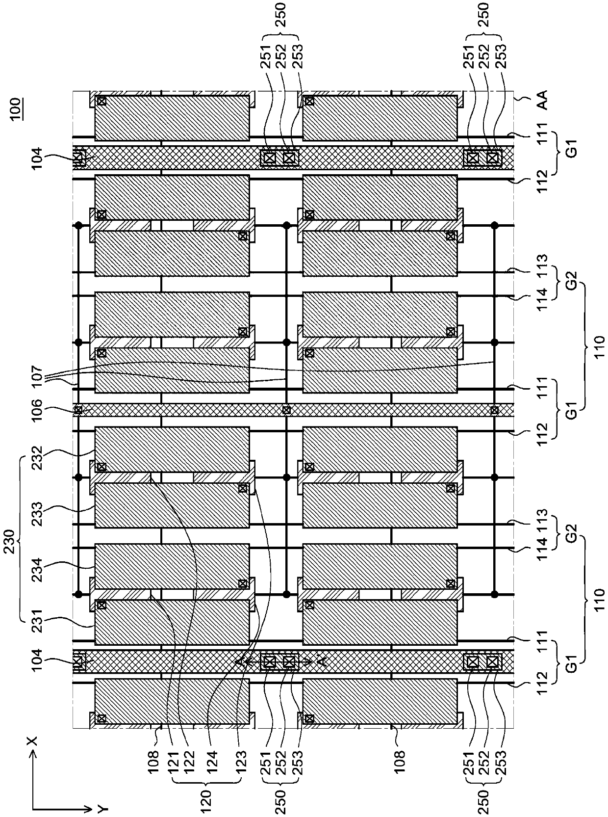 Electro-luminescence display apparatus