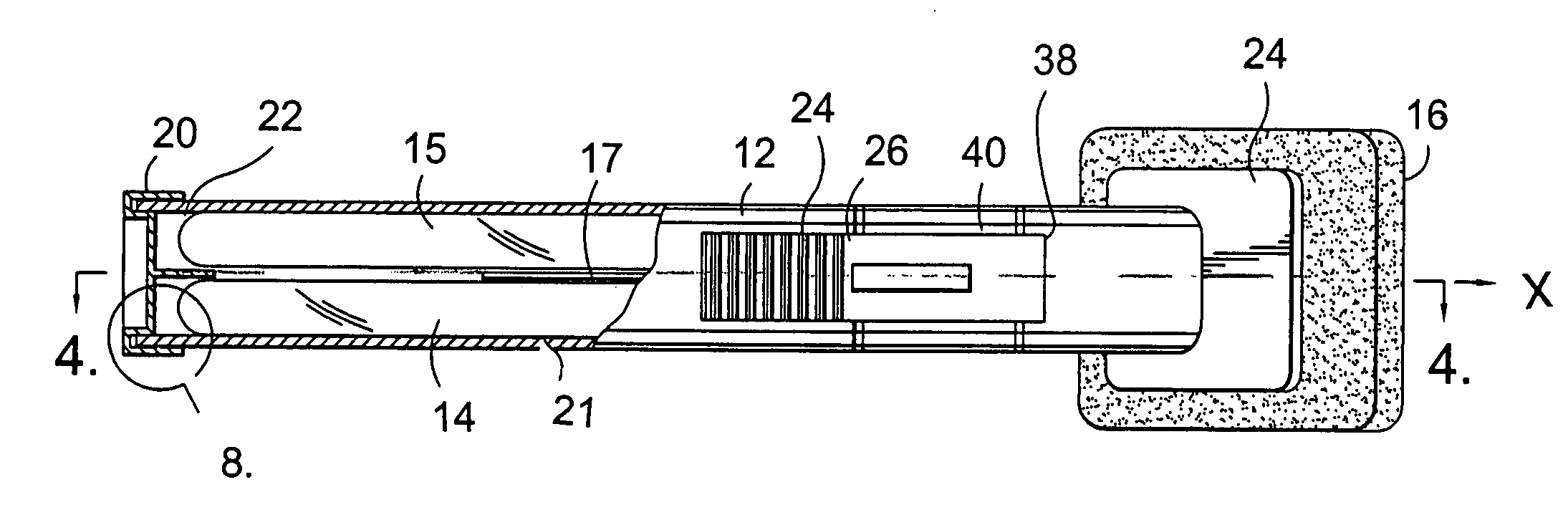 Liquid applicator with a mechanism for fracturing multiple ampoules