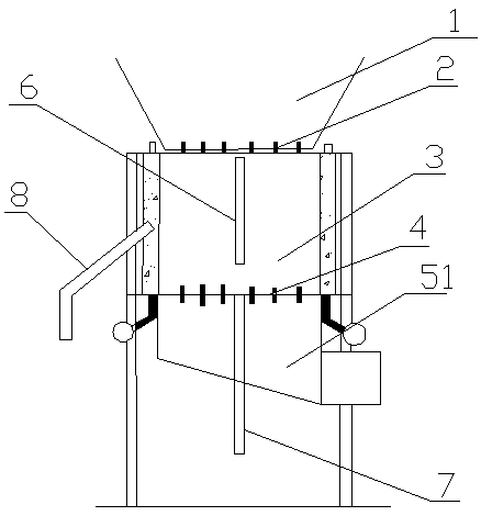Slag cooling system for reducing amount of boiler circulating ash and working method