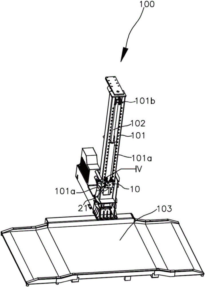 Anti-falling structure and lifting device
