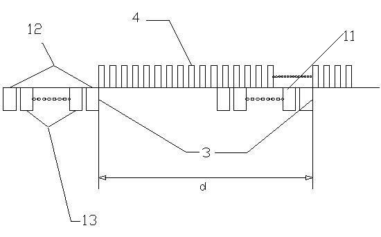 Single-track absolute grating scale and image coding method thereof