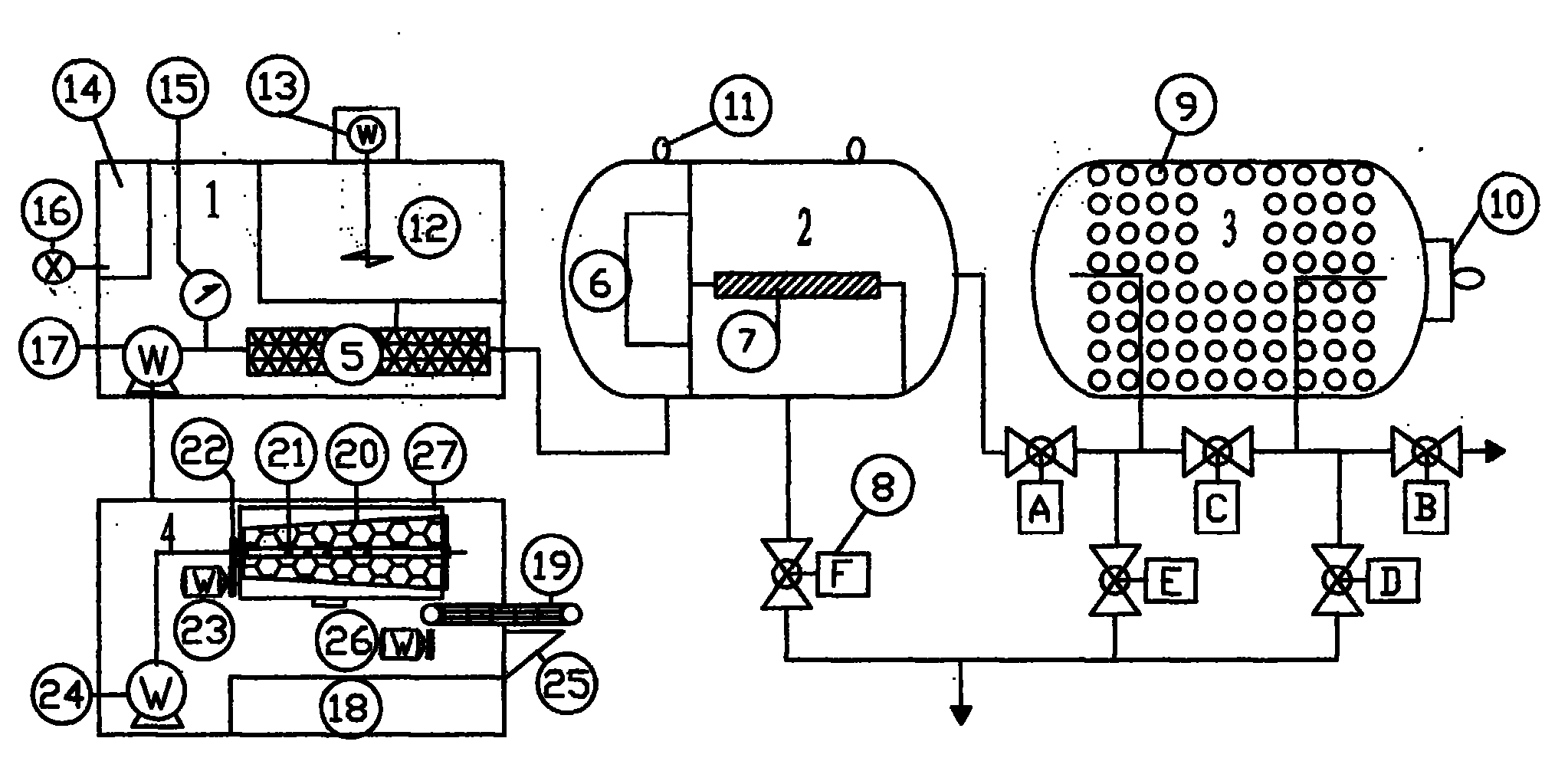 High-efficiency purification system of papermaking sewage