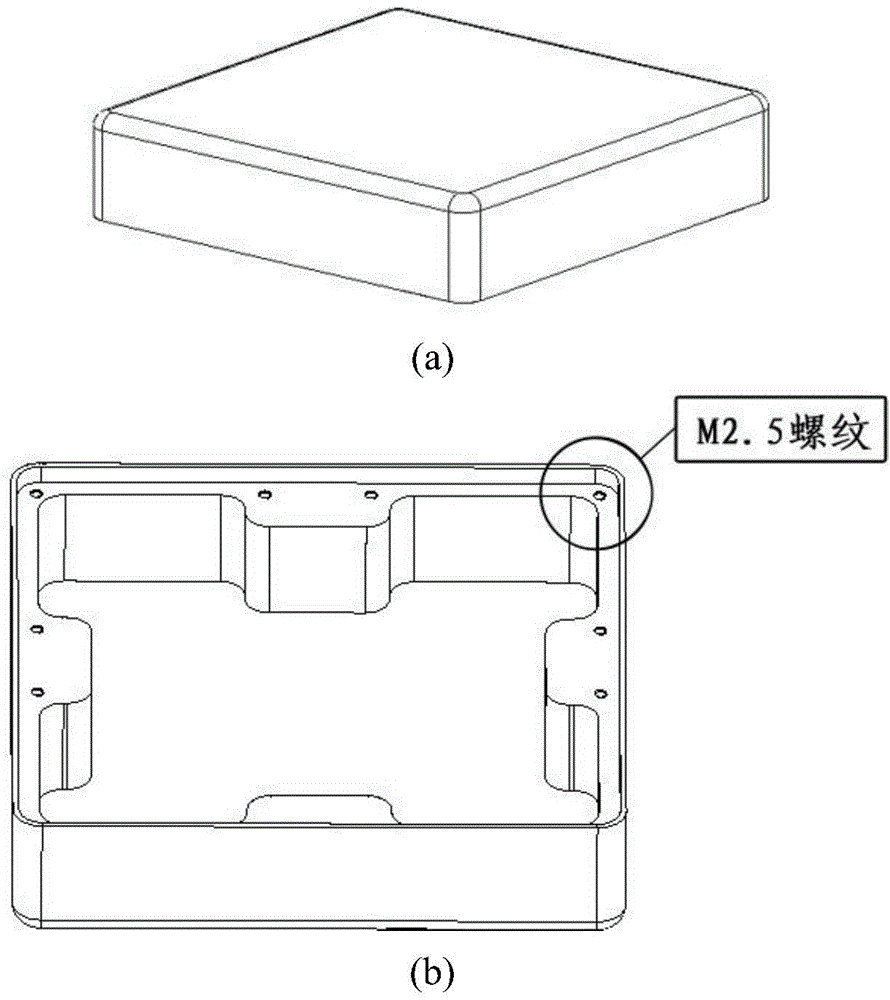Integrated forming die and method for glass fiber reinforced plastic antenna housing
