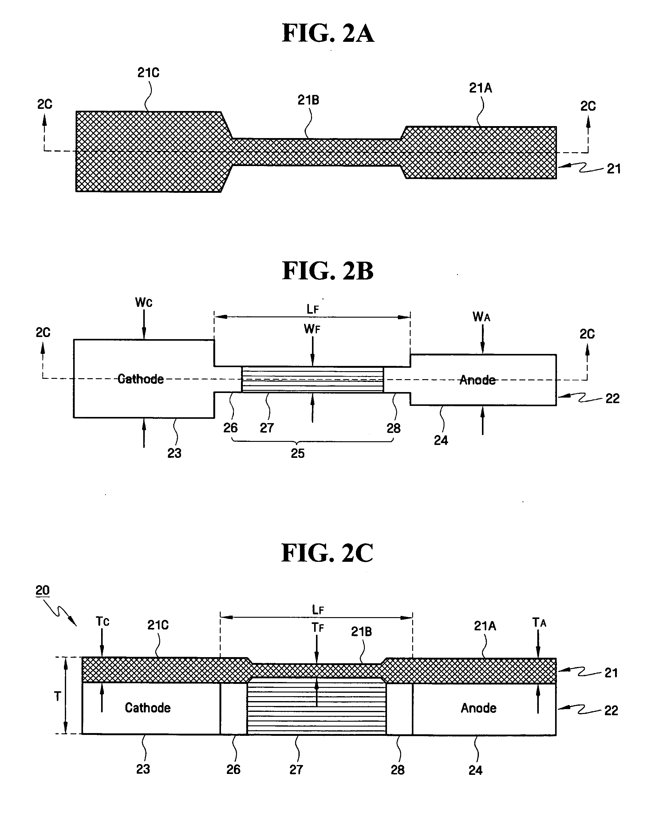 Devices and methods for constructing electrically programmable integrated fuses for low power applications