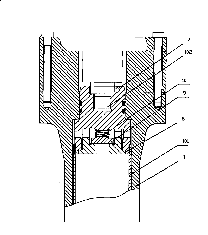 Anti-pollution anti-pressure seal assembly of seabed tubular sampling instrument