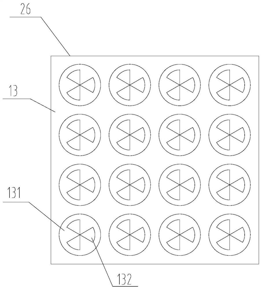 Comprehensive treatment device for tail gas of heating furnace