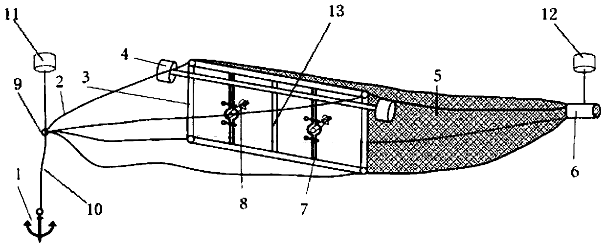 Floating garbage collection device and quantitative evaluation method suitable for tidal change water area