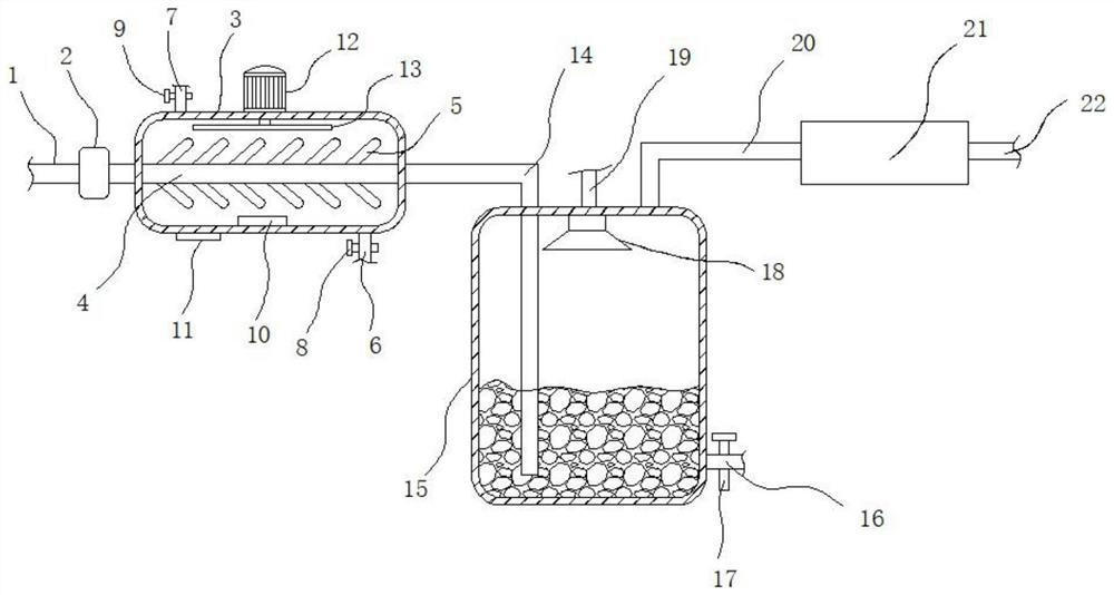 High-pressure vulcanization waste gas treatment device capable of performing heat exchange