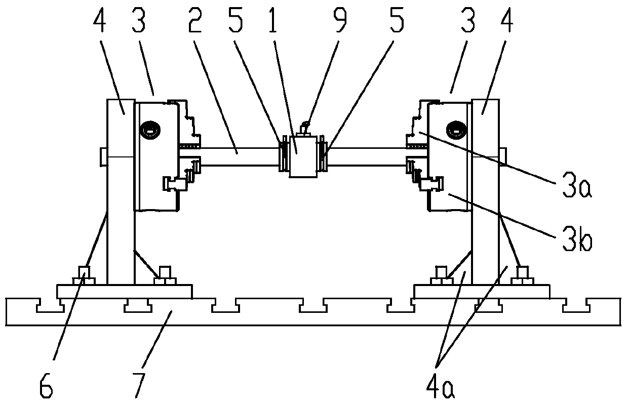 Test device and test method for dynamic characteristics of dynamic shock absorber in vehicle transmission system