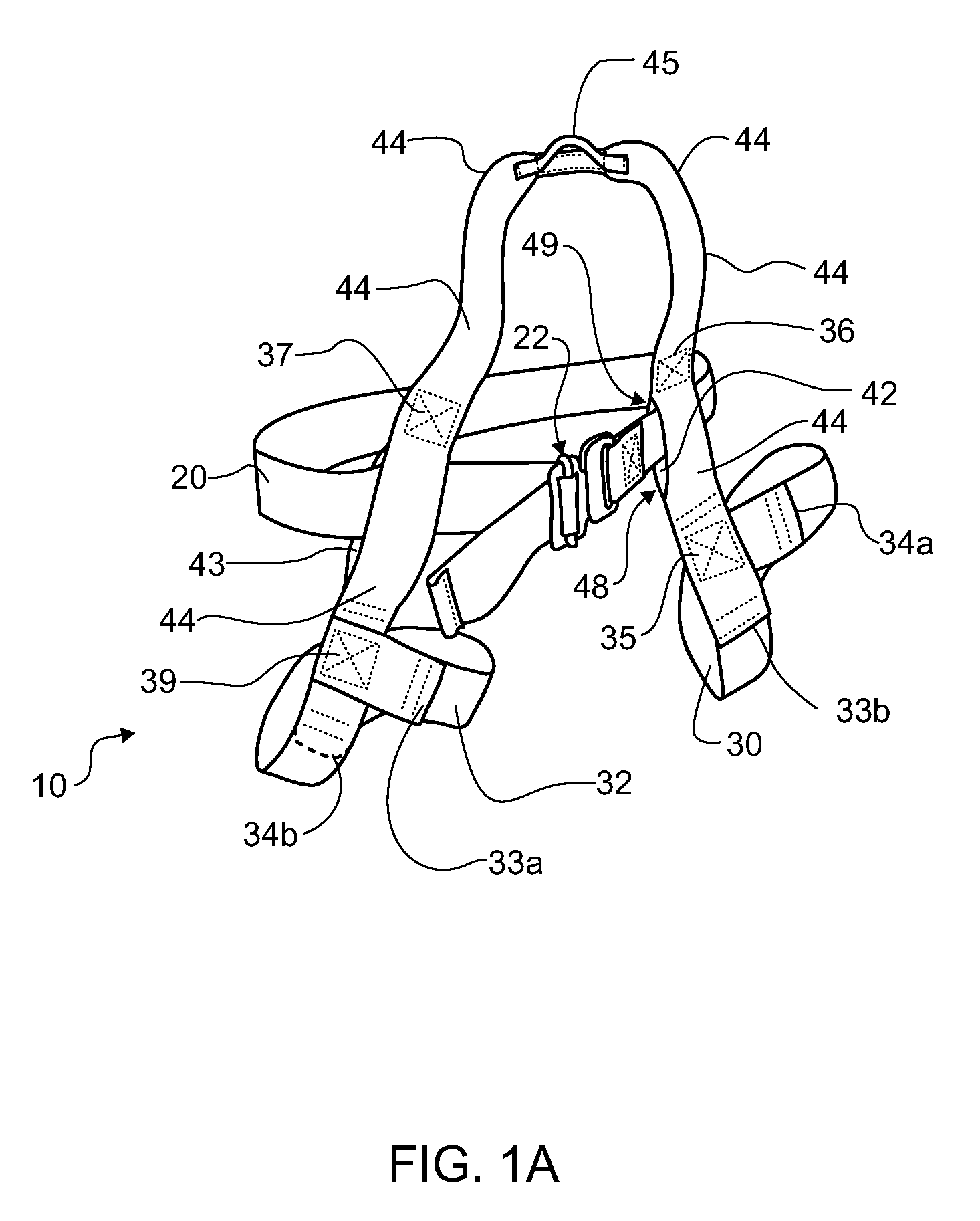 Floating Harness with Continuous Loop