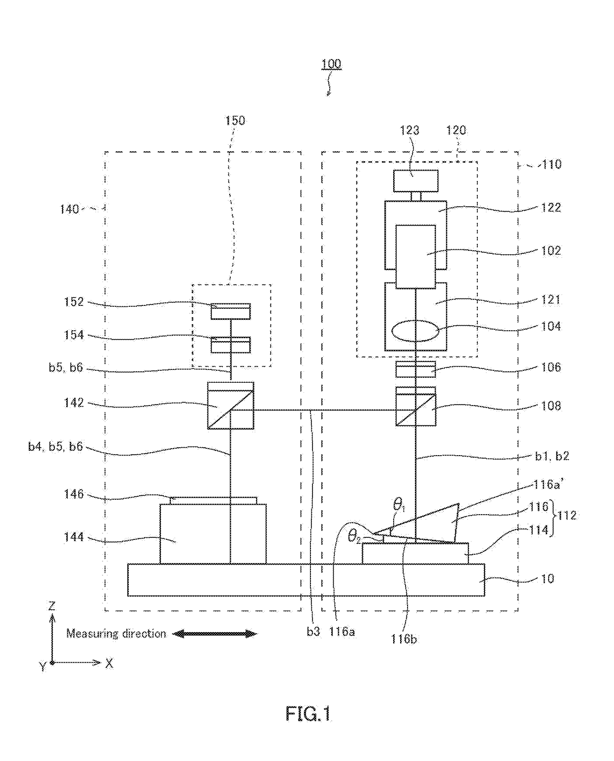 Relative Position Detection Means And Displacement Detection Device