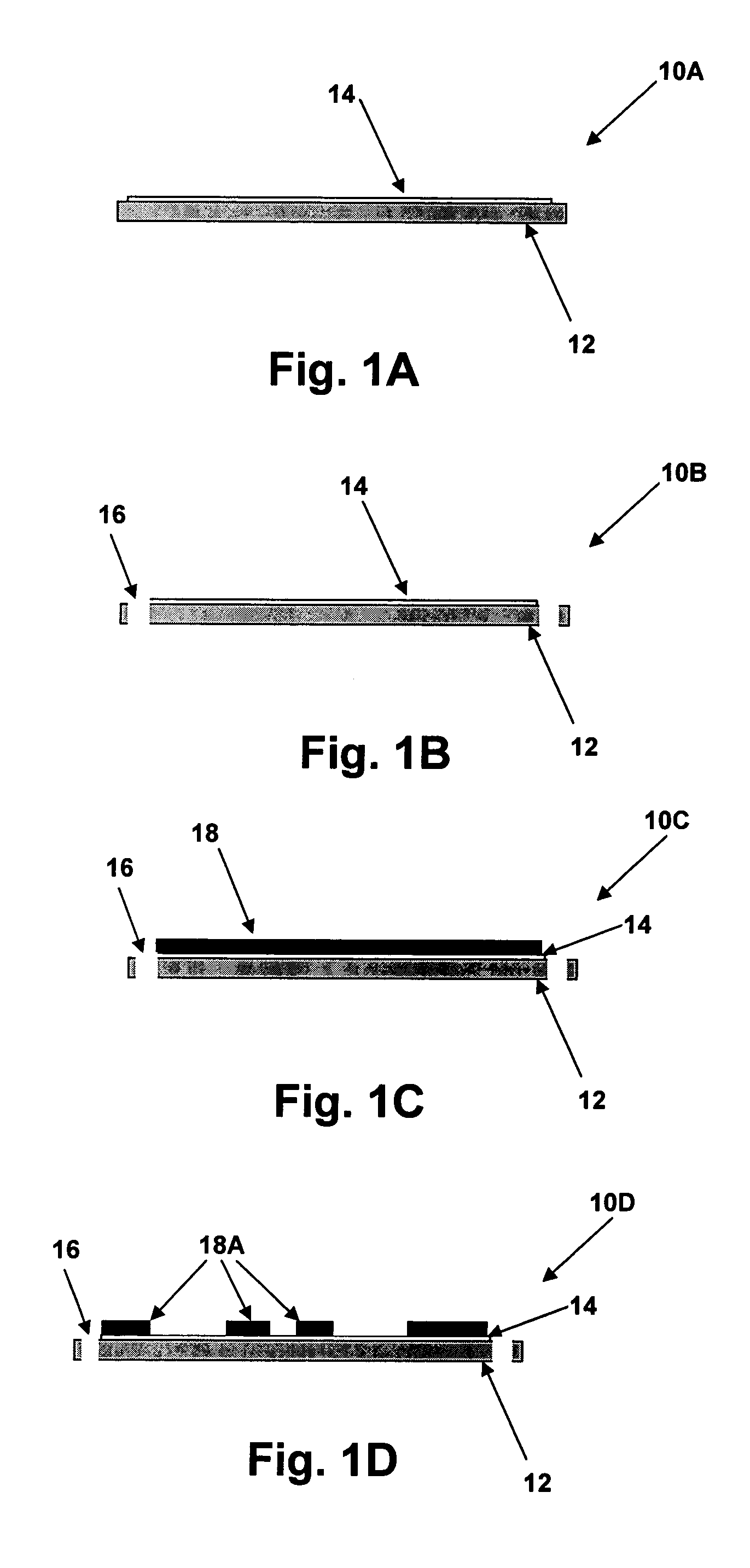 Integrated circuit substrate having laser-exposed terminals