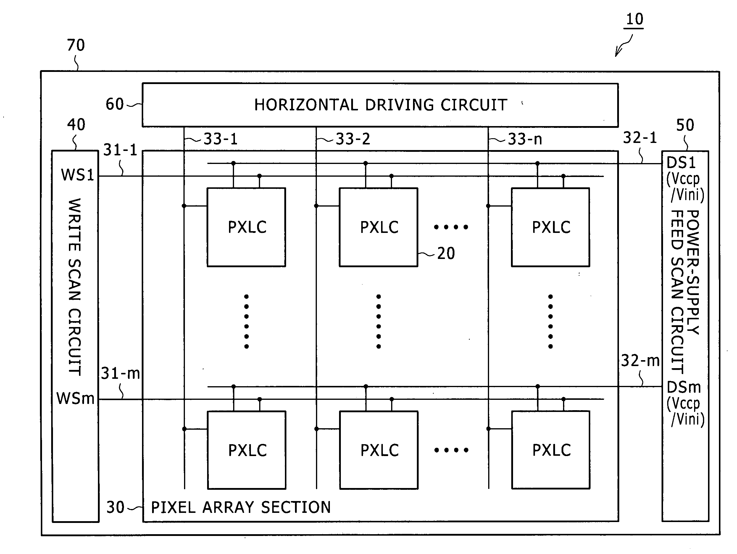 Display apparatus, display-apparatus driving method and electronic equipment