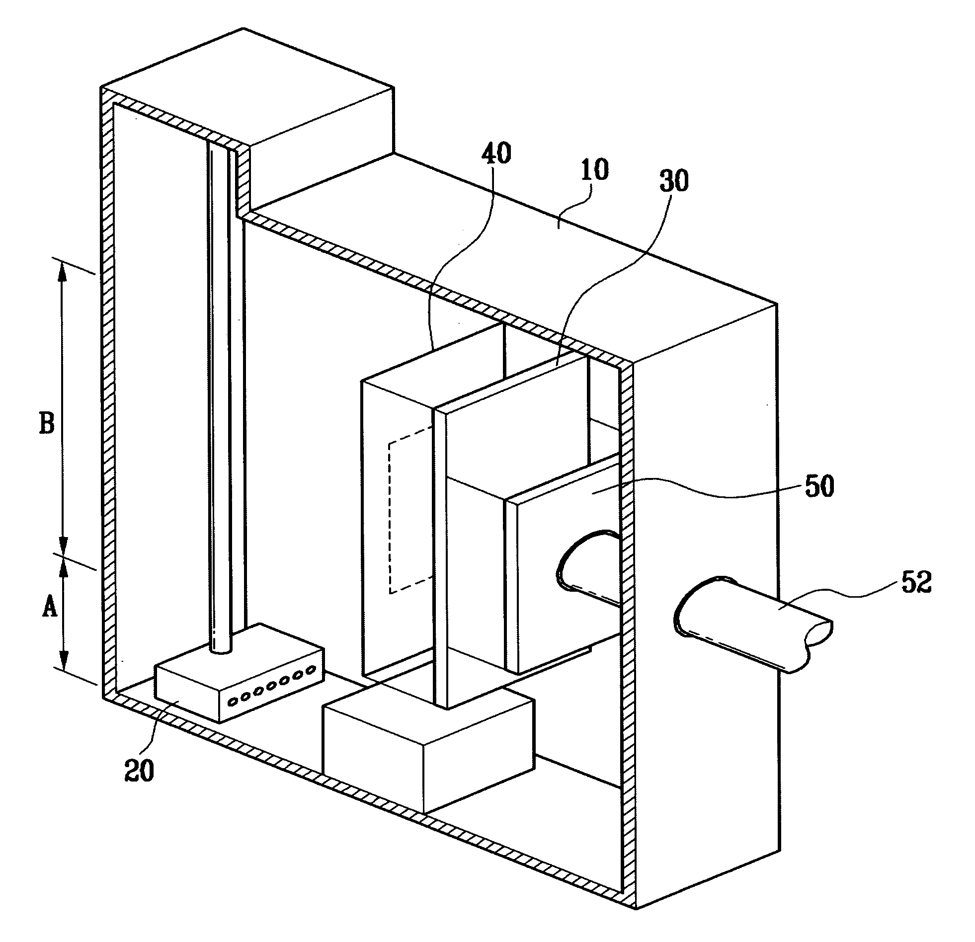 Driving shaft of effusion cell for deposition system and deposition system having the same