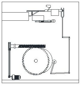 A taper screw tail removal device