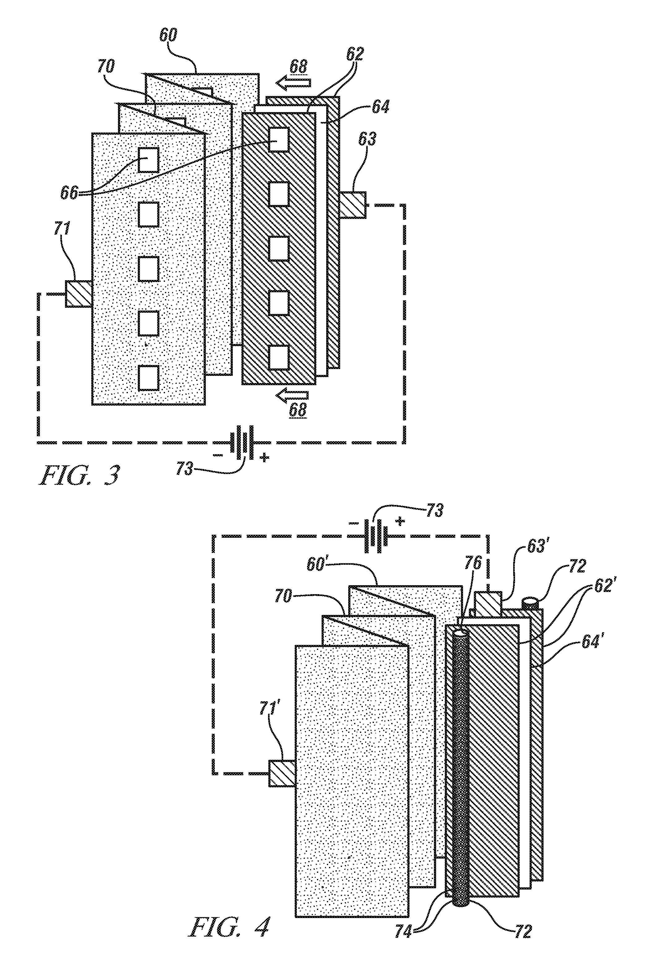 Electrochemical process and device for hydrogen generation and storage
