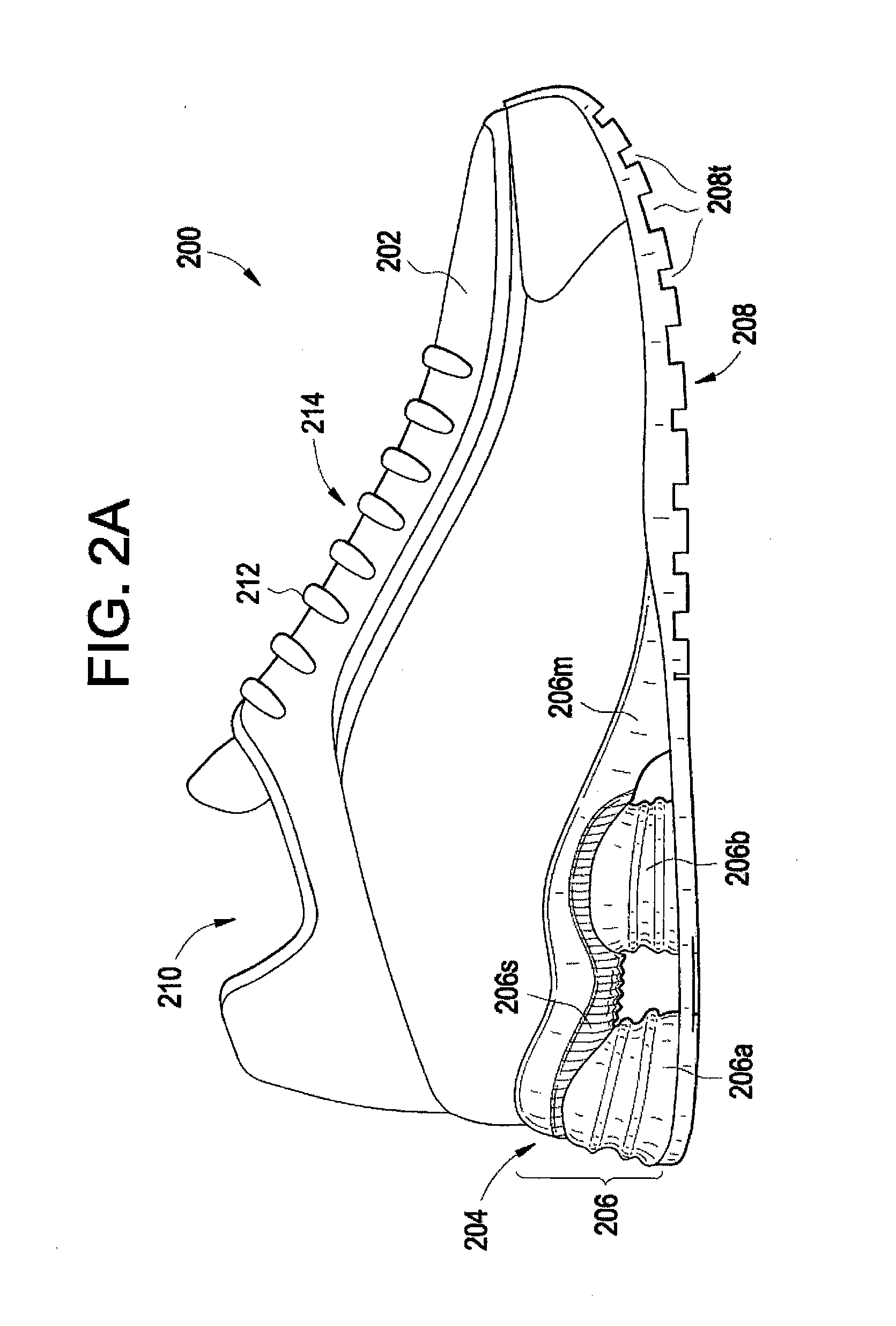 Article of Footwear with an Internal and External Midsole Structure