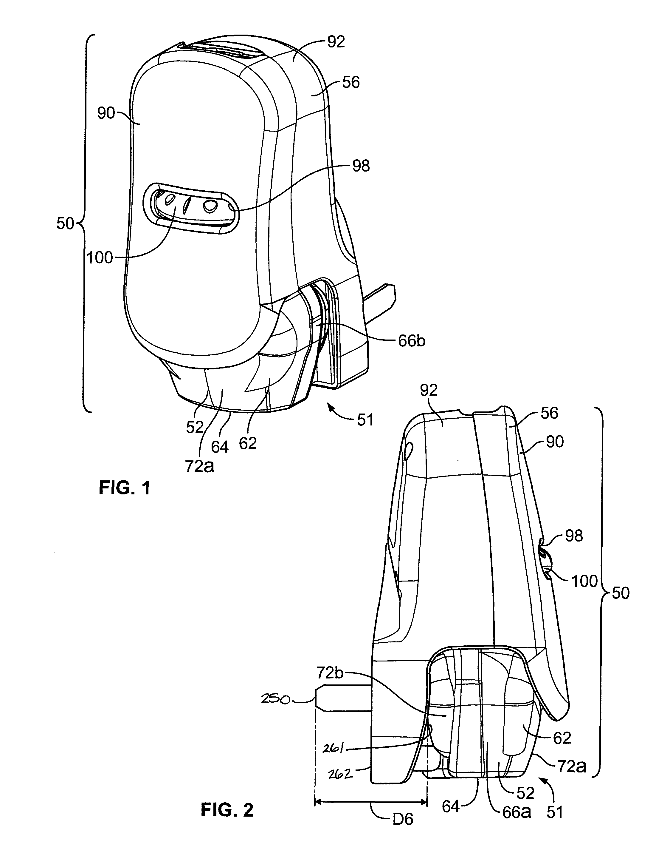 Rotatable plug assembly and housing for a volatile material dispenser