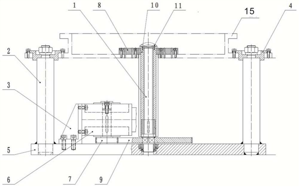 A waste transfer system waste bucket jacking mechanism