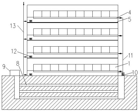 Ventilation system for livestock and poultry breeding