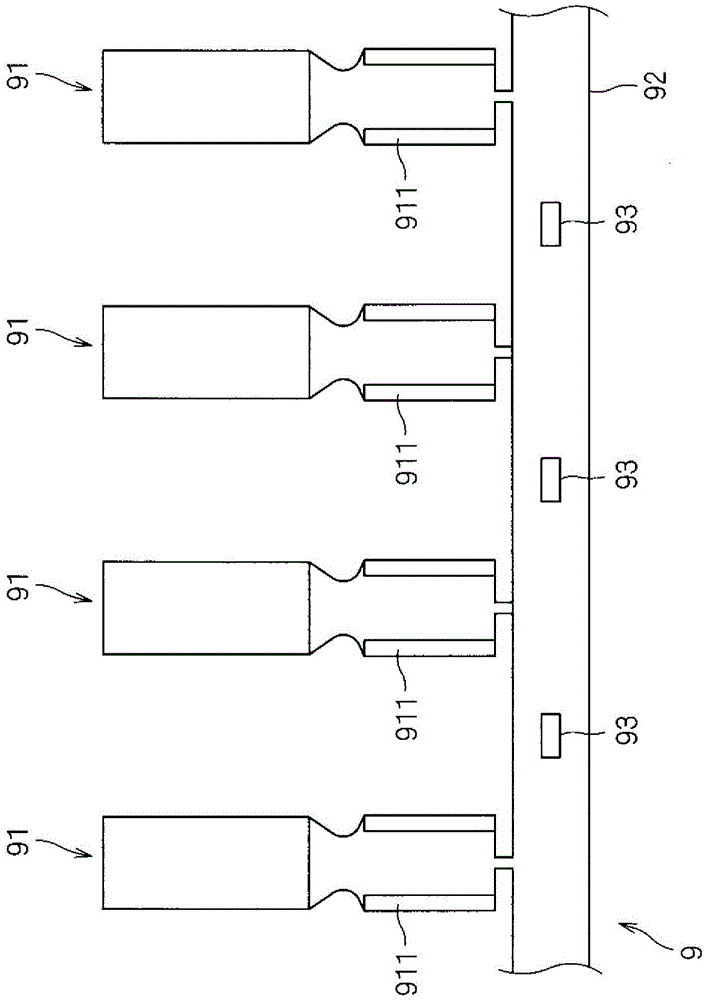 Terminal crimping device