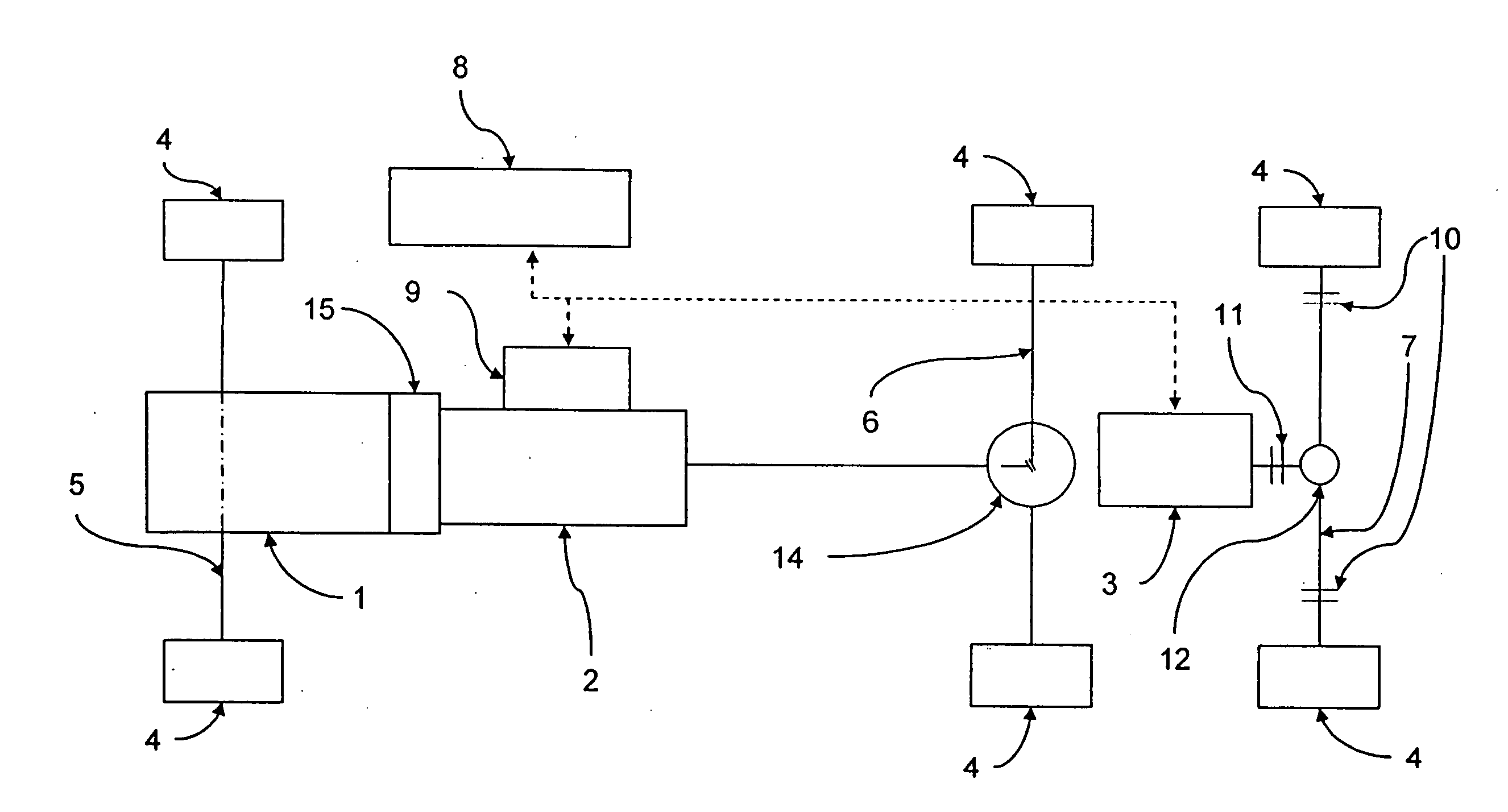 Drive train for a motor vehicle and method of operating a drive train of a motor vehicle