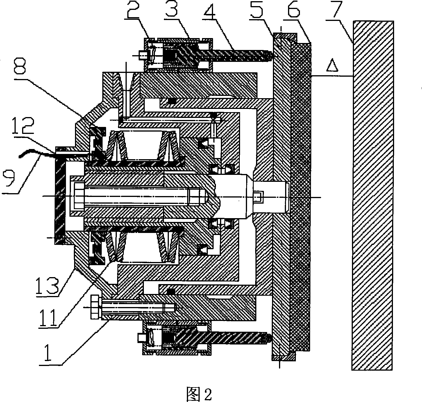 Disc type brake performance detection method and the device