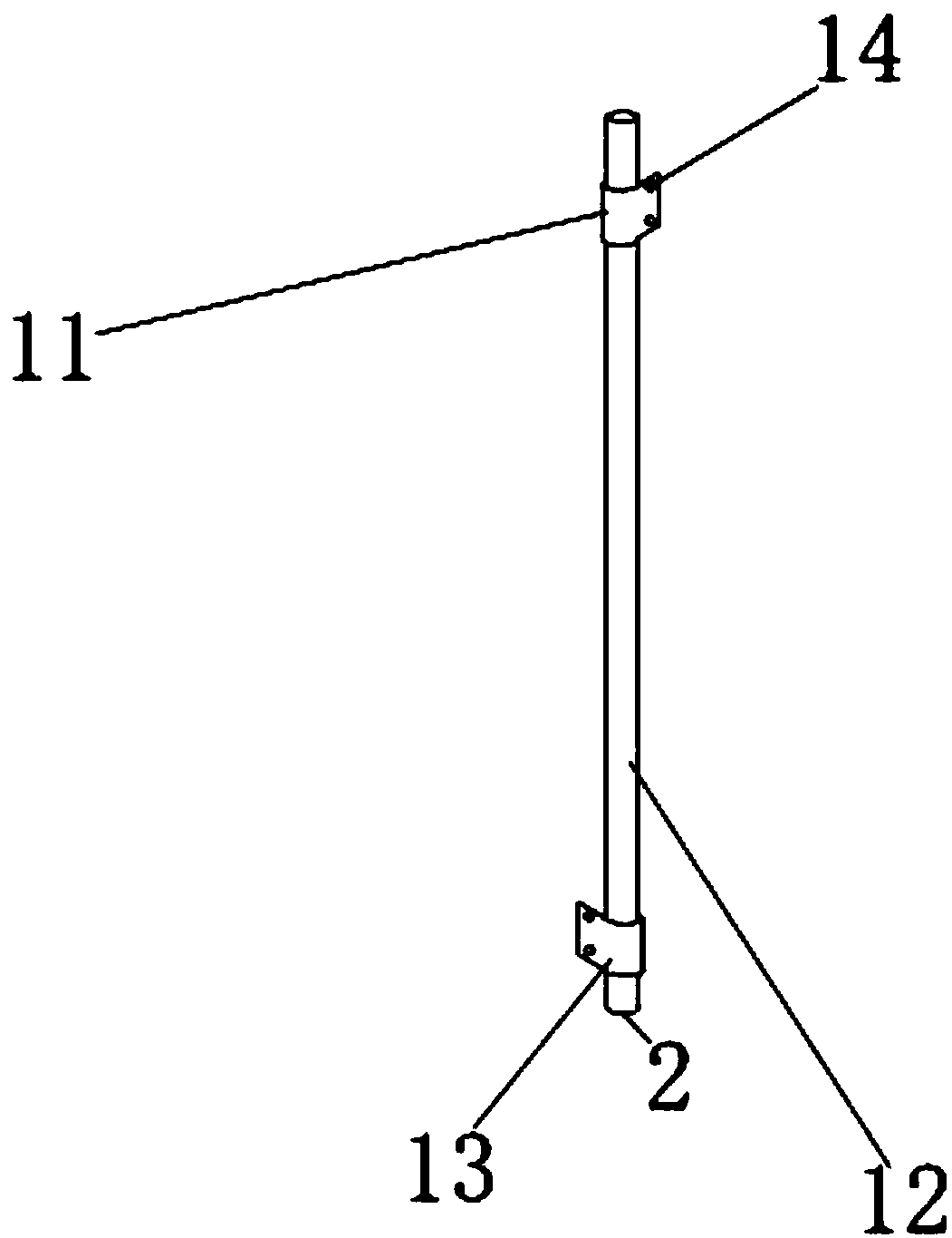 Distribution box provided with turnable operation panel