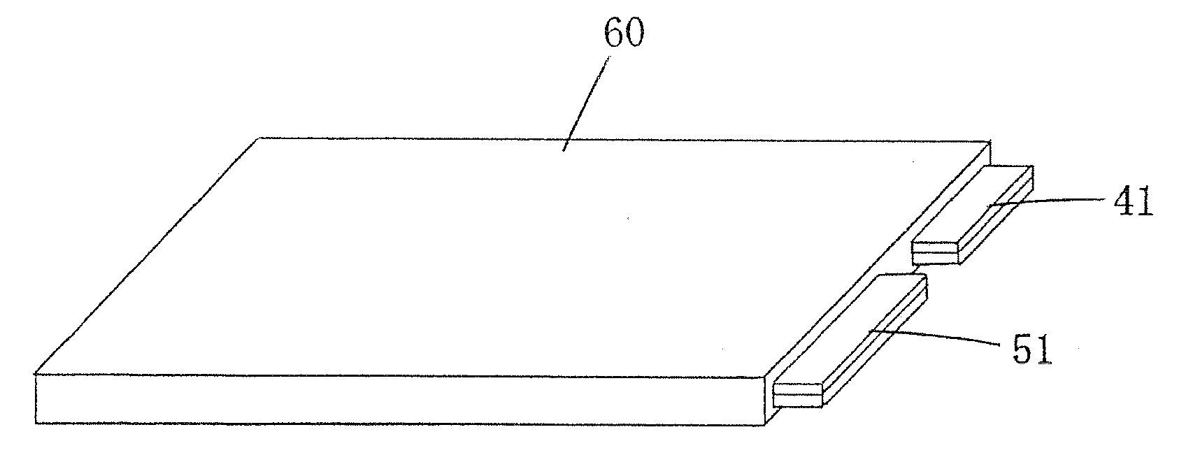 Flat secondary battery and method of manufacturing the same