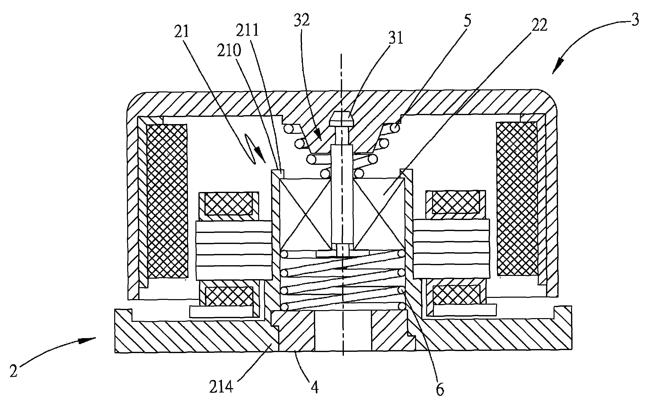 Single-bearing fan structure
