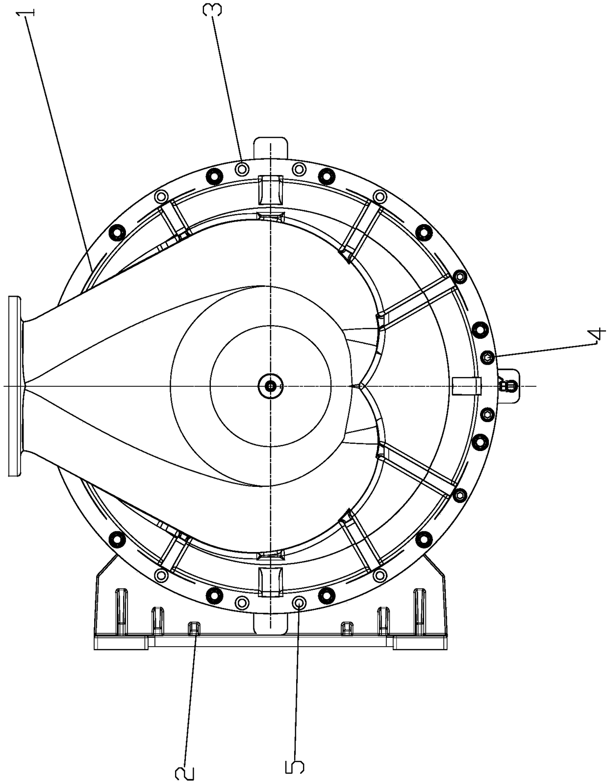 Connecting mechanism capable of adjusting casing installation direction