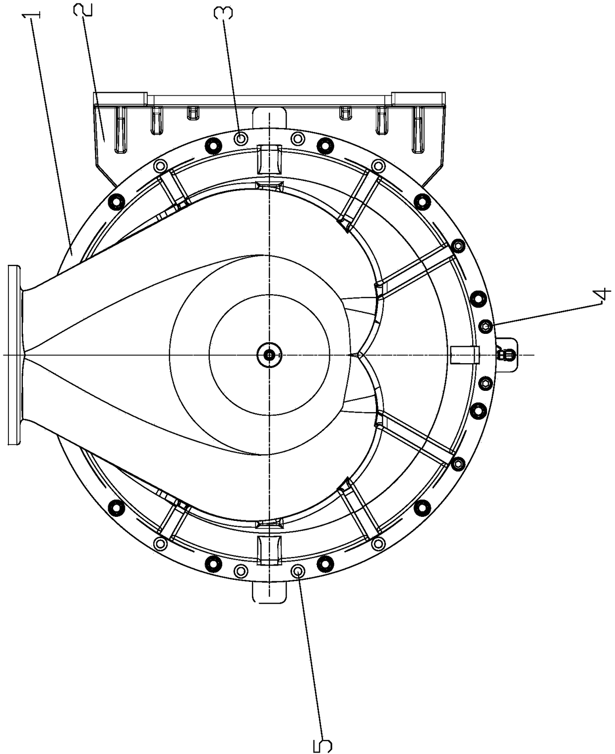 Connecting mechanism capable of adjusting casing installation direction