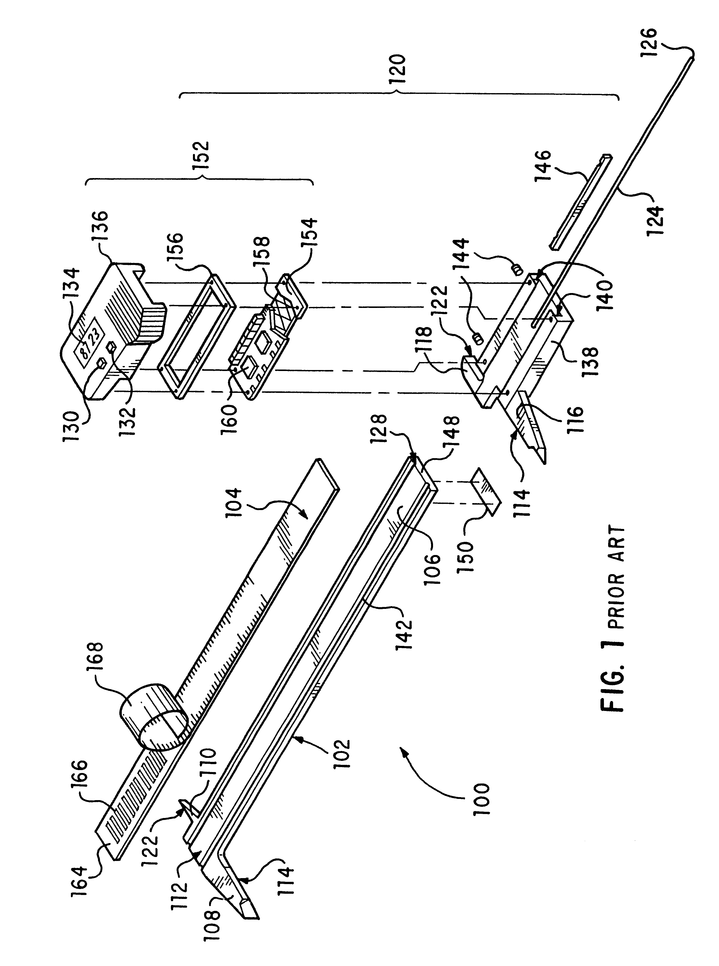 Electronic caliper using a reduced offset induced current position transducer