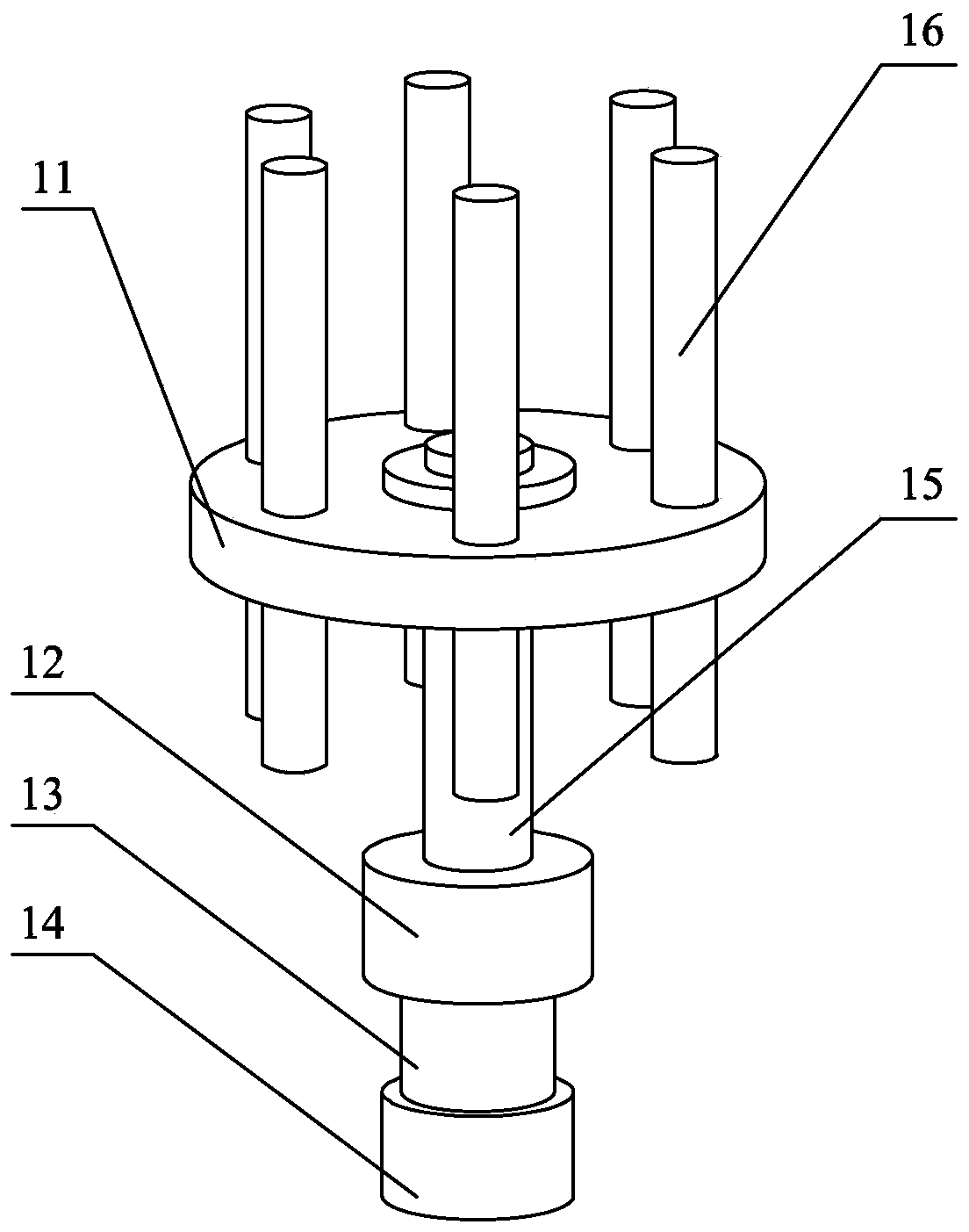 Distribution beam loading system for metal truss radome test and installation method