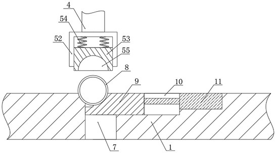 HDPE corrugated pipe rapid clamping device and using method thereof
