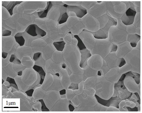 A method for preparing porous calcium phosphate bioceramic material