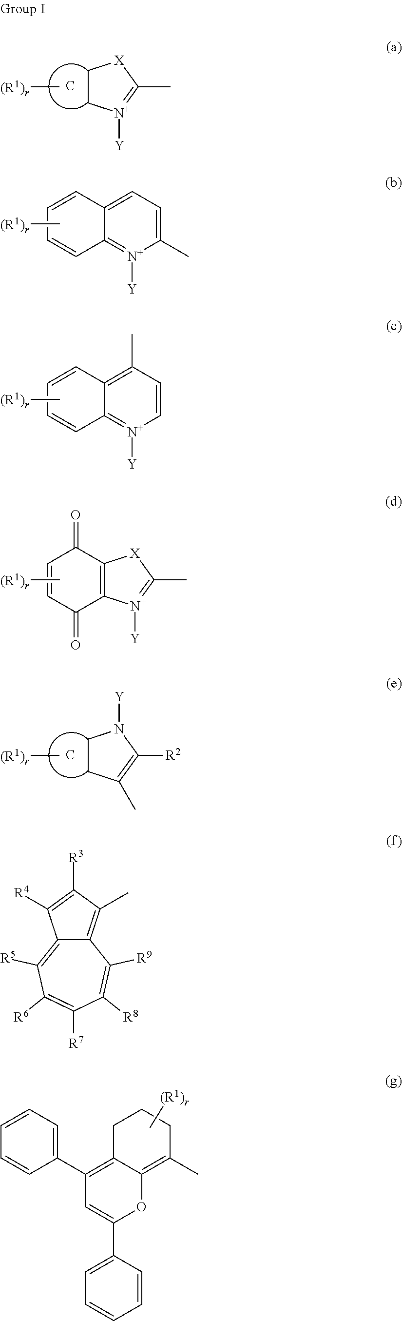 Colored photosensitive composition