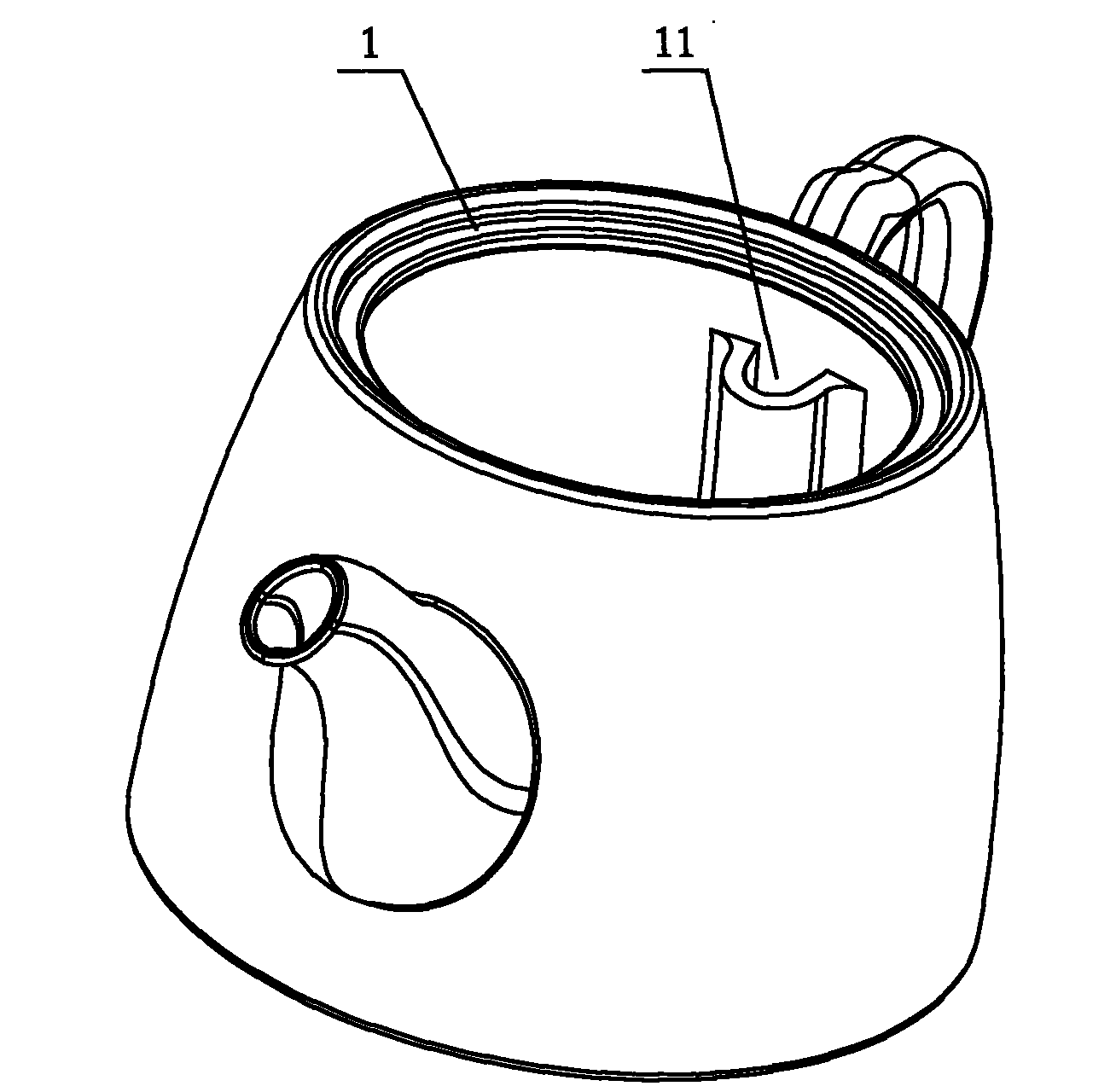 Electric ceramic kettle
