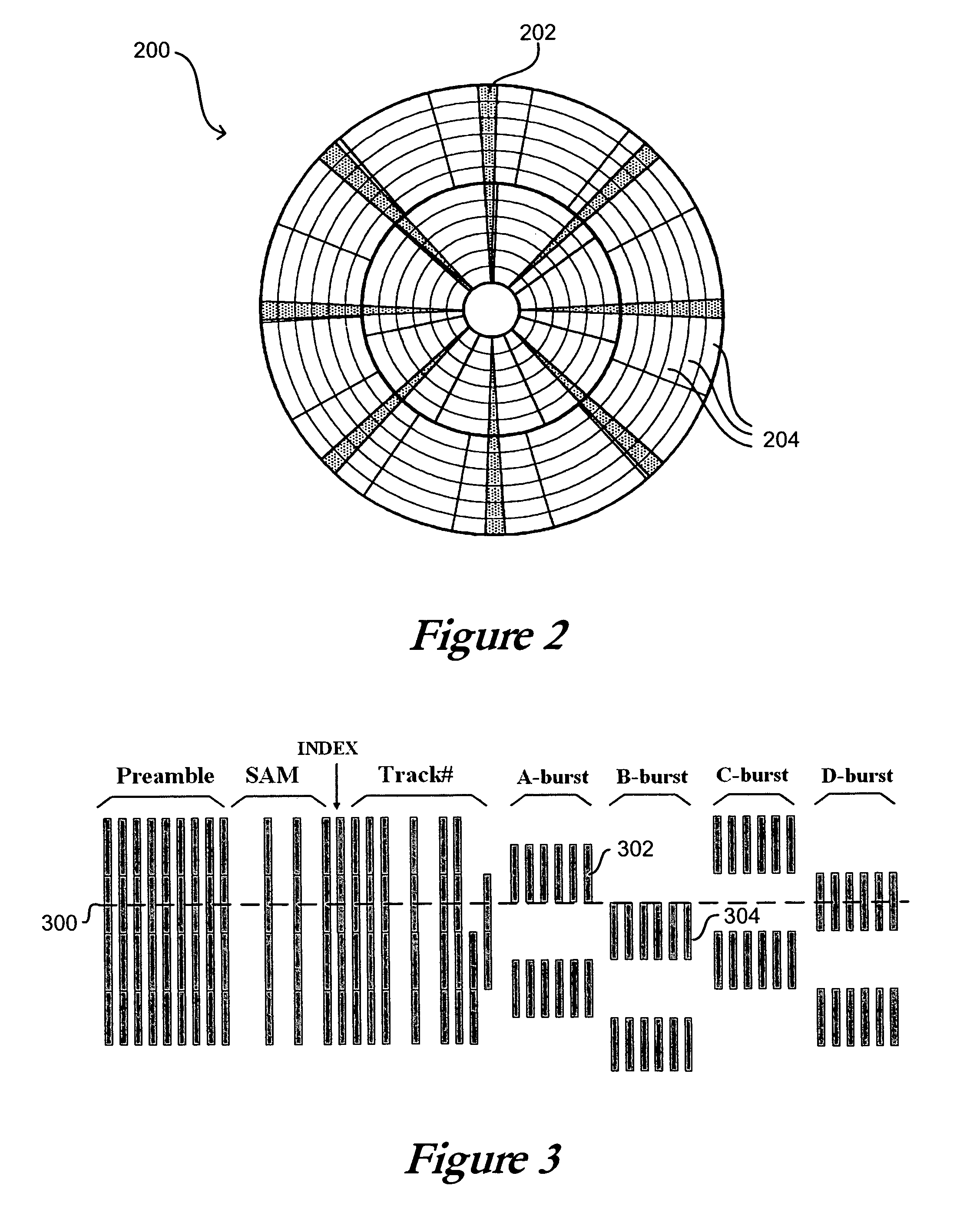 Methods using extended servo patterns with multi-pass servowriting and self-servowriting