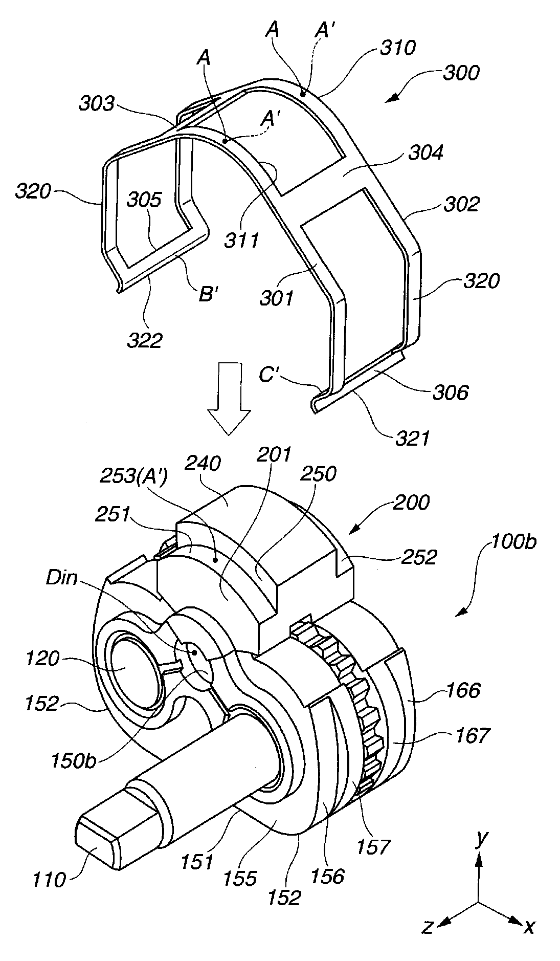 Seal apparatus of gear pump