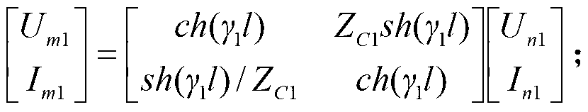 Method for measuring distance between two ends based on real-time circuit parameter measurement