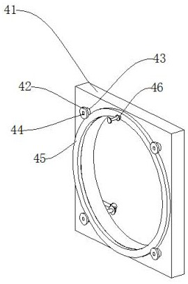 Packaging device for clothing production line and using method thereof